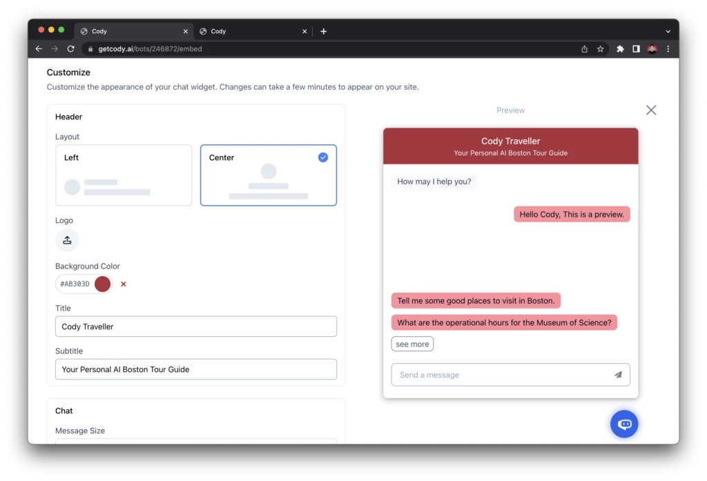 Widget Tool