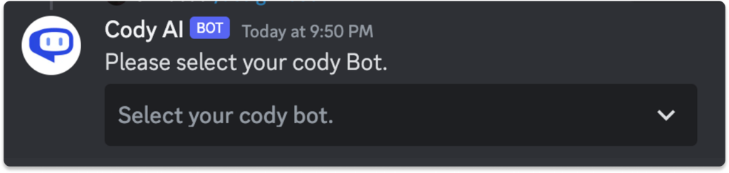 Wybór bota Discord