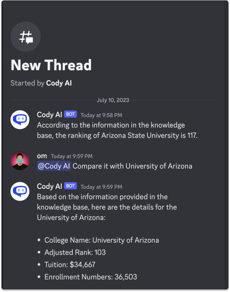 Wątek Discord AI  