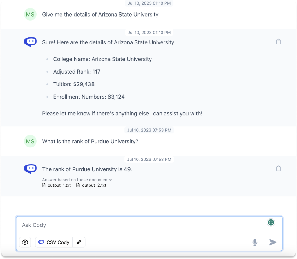 Demo dla bezpłatnego szkolenia GPT na danych Excel