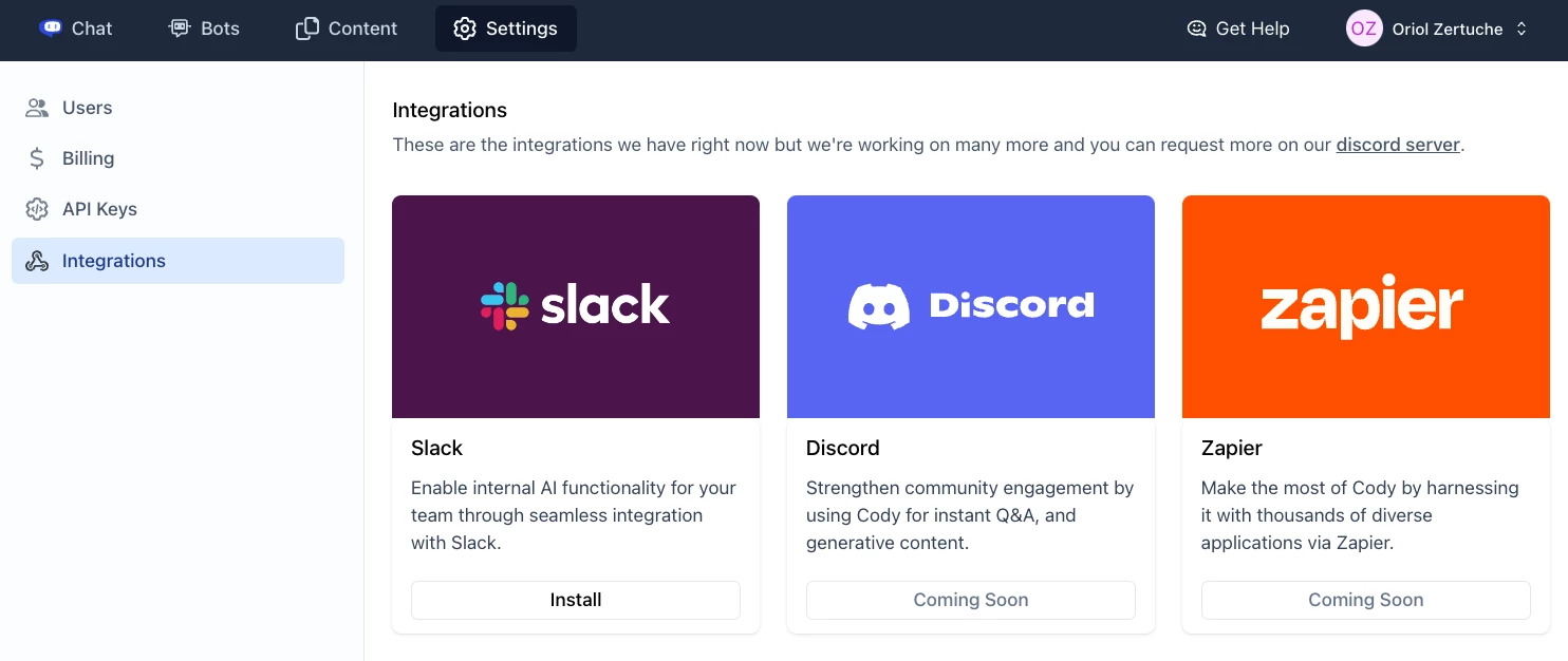 Integracja Slack AI  