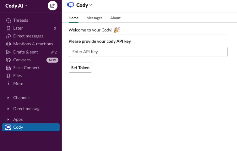 Integracja z interfejsem API Slack AI  