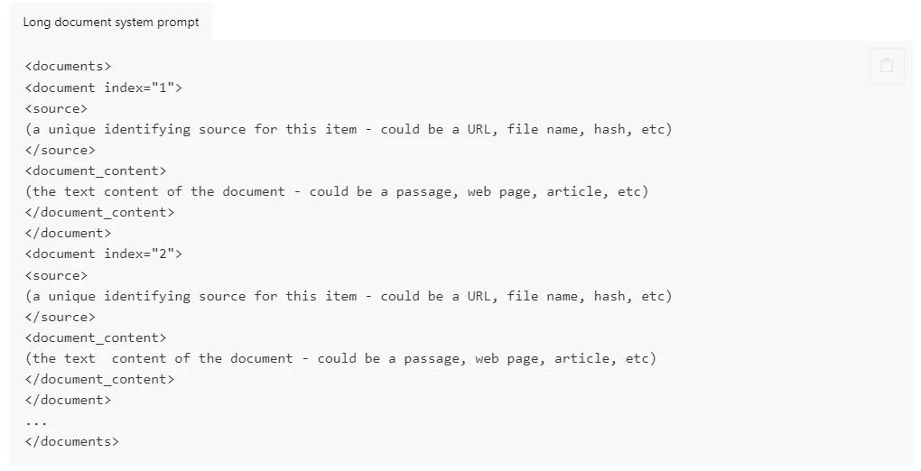 system prompt technique example claude 2.1