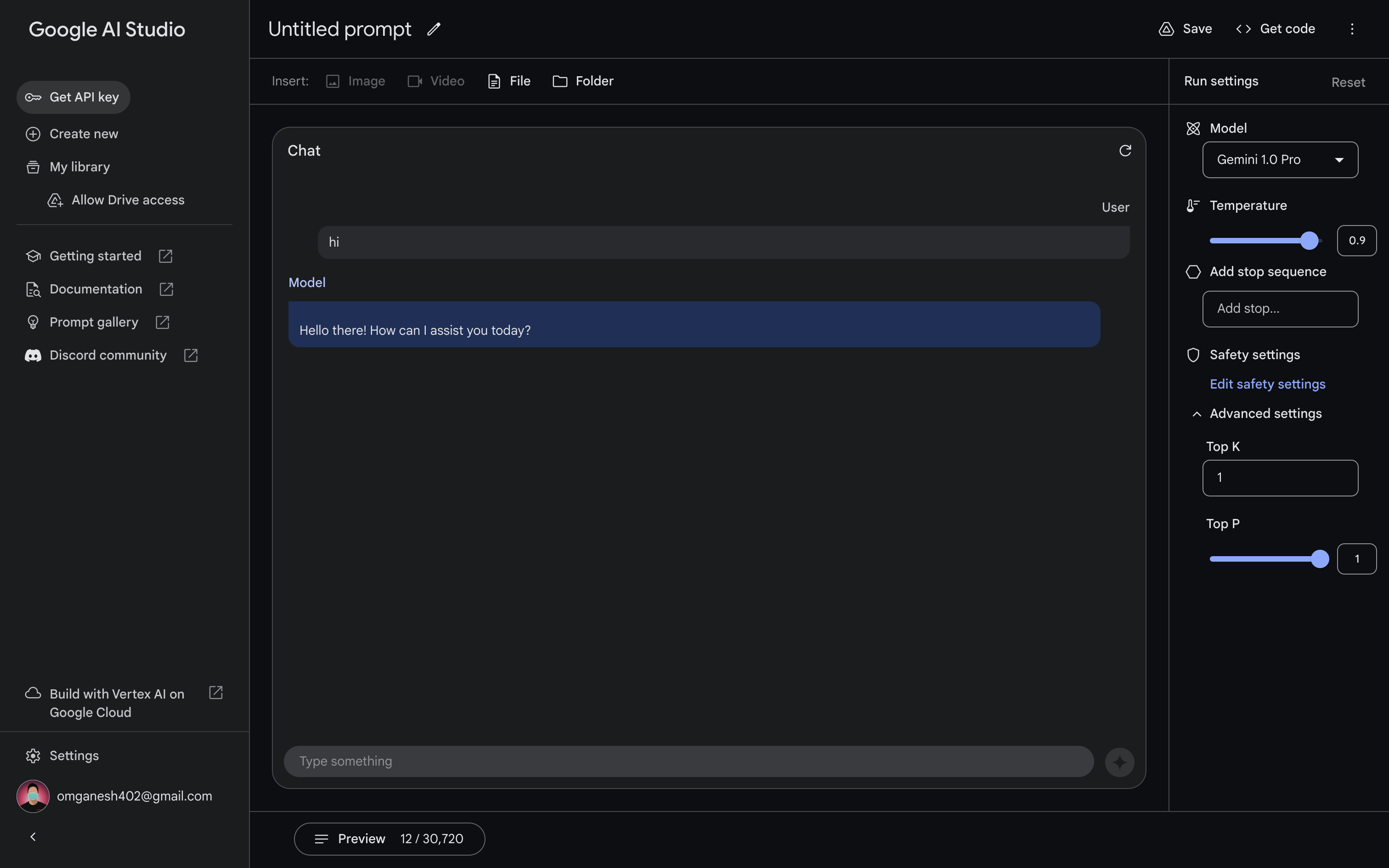 Google AI Studio